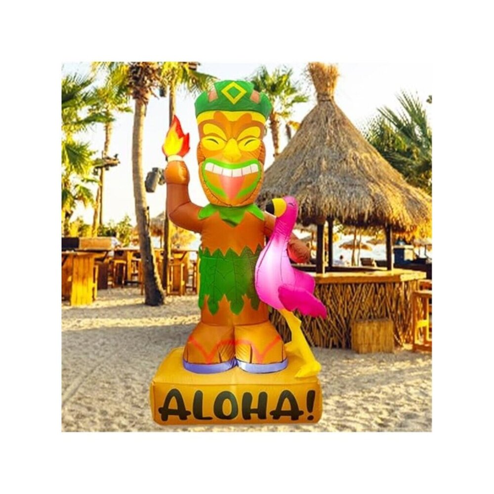 Tiki Inflatable 5FT LED Luau Party Decor Summer